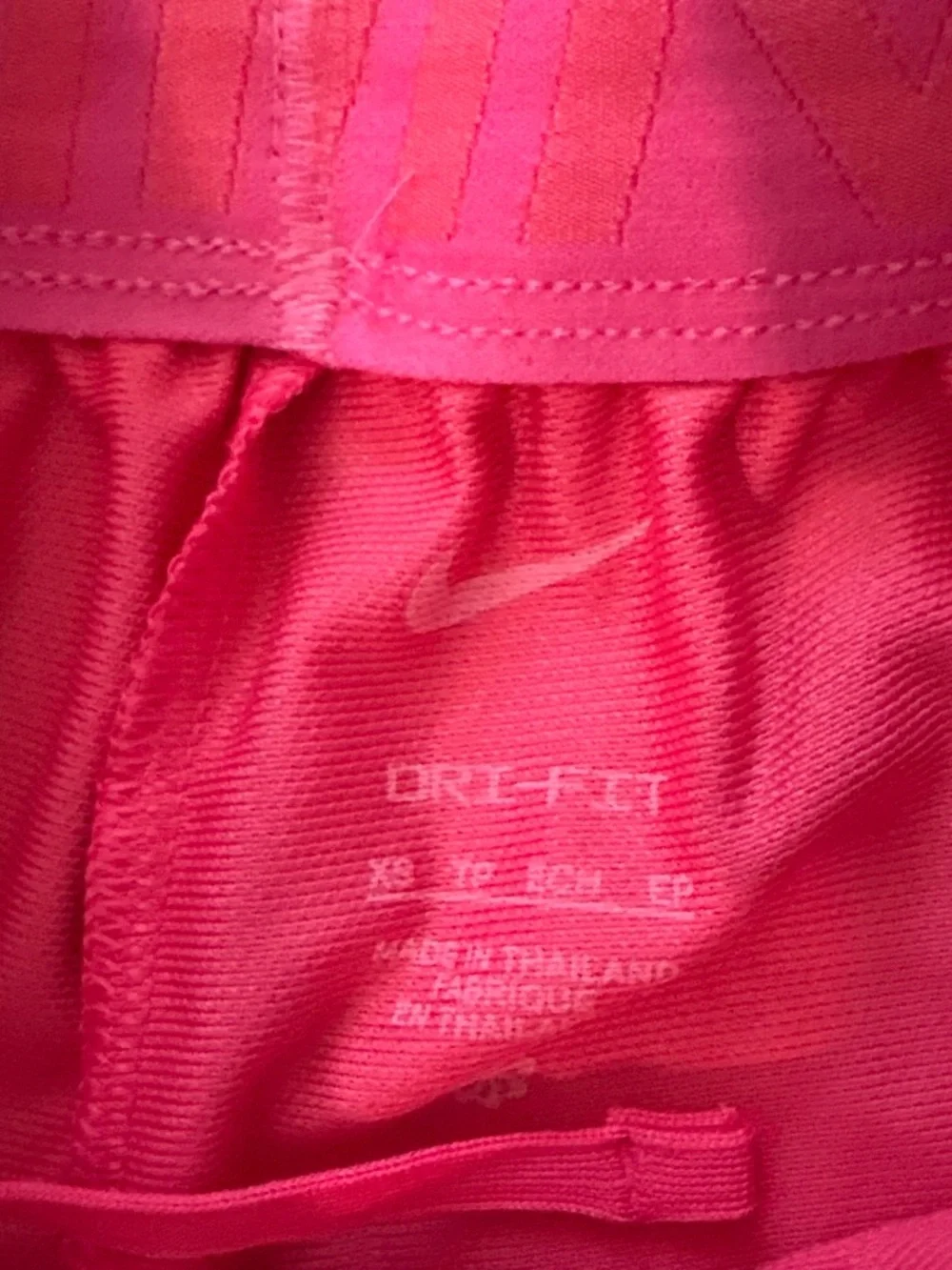 Nike Women's Hot Pink Athletic Shorts with Elastic Waist